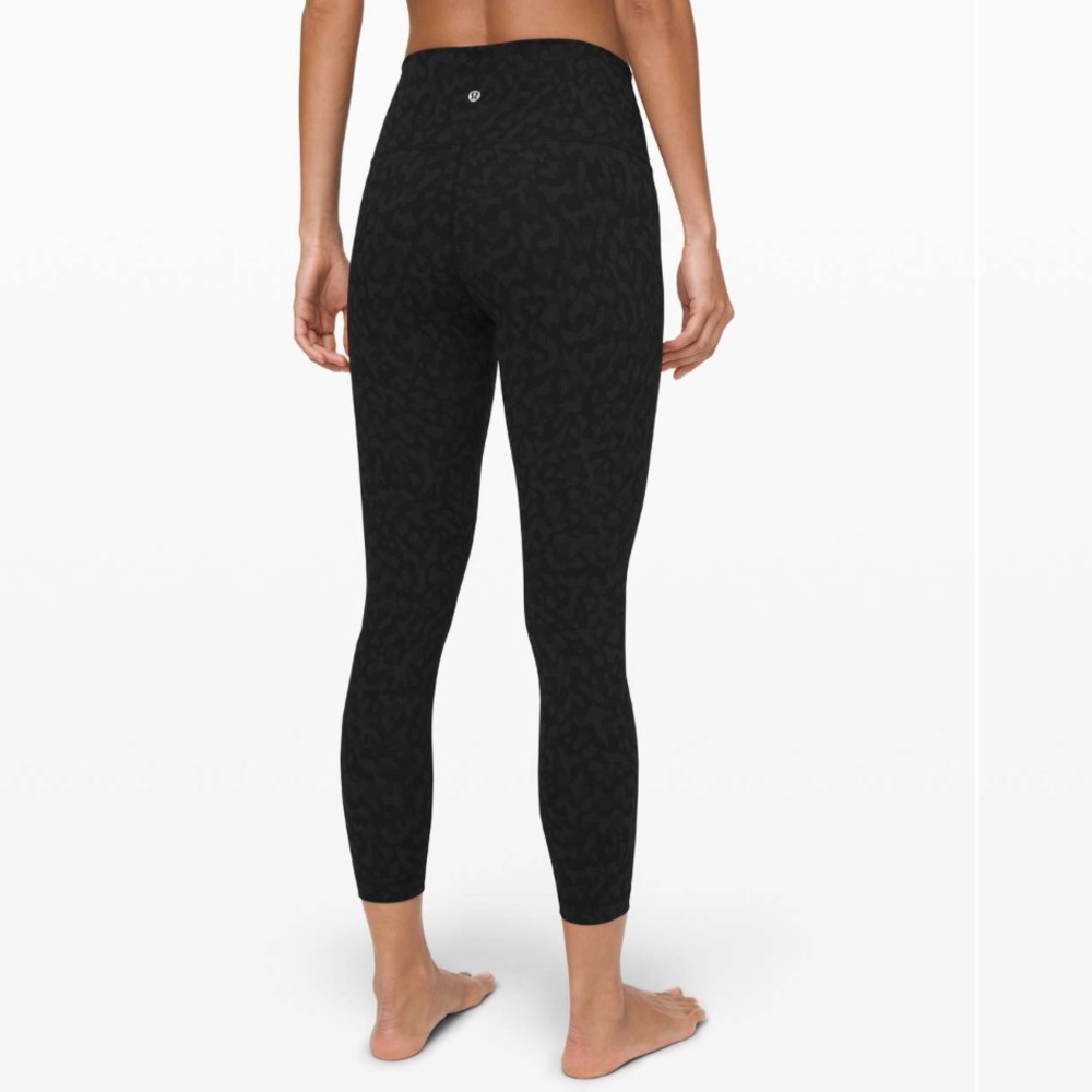Lululemon Wunder Under high rise leggings 25” Formation camo deep coal multi